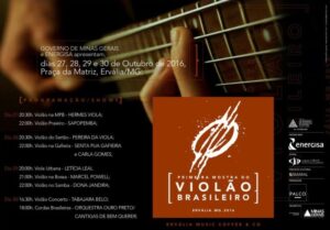 Primeira Mostra do Violão Brasileiro em Ervália acontece na próxima semana