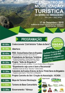 1° Encontro de Mobilização Turística da Serra do Brigadeiro acontece dia 17 de dezembro